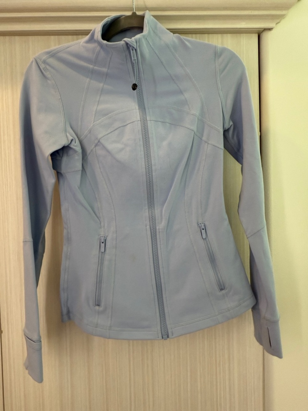 Lululemon athletica Women's Light Blue Define Zip-Up Jacket Size 6